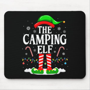 Der Camping-Elf Xmas Lustige passende Familiensgru Mousepad