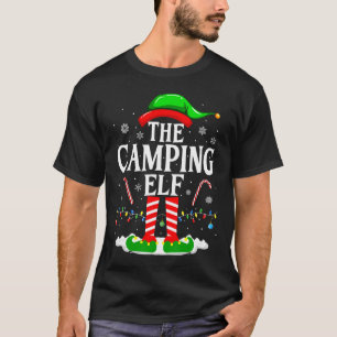 Der Camping-Elf Xmas Lustige passende Familiensgru T-Shirt