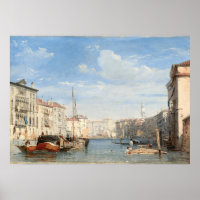 Der Canal Grande, Richard Parkes Bonington Fine Ar