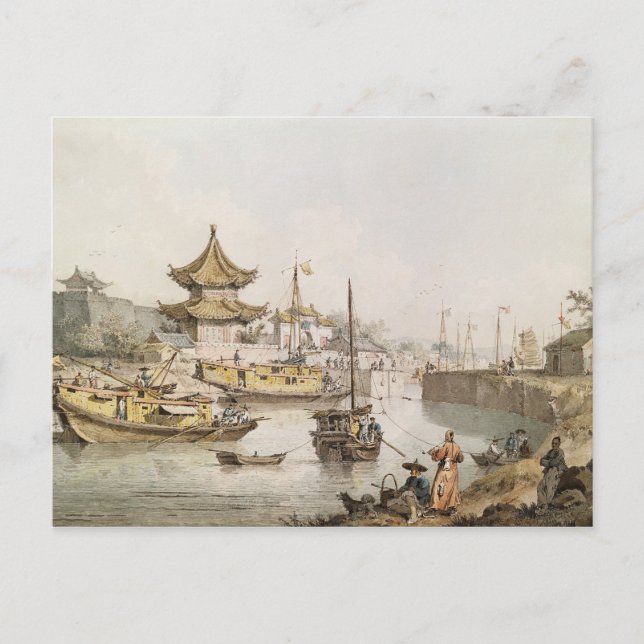 Der Canale Grande, China, (w/c) Postkarte (Vorderseite)