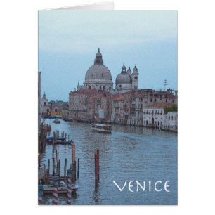 Der Canale Grande in der Abenddämmerung