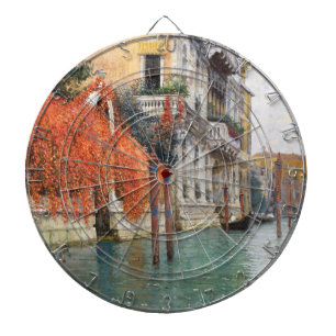 Der Canale Grande in Venedig (von Vincenzo Caprile Dartscheibe