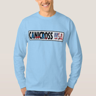 Der Canicross USA der Männer Crew Longsleeve T-Shirt