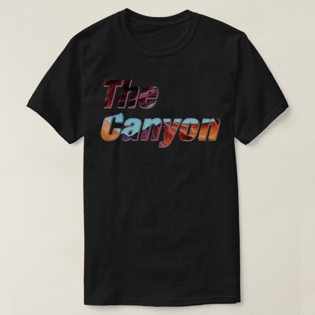 Der Canyon T-Shirt (Design vorne)