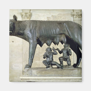 Der Capitoline Sie-Wolf Magnet