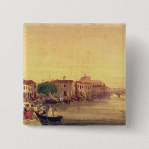 Der Careenage, Bridgetown, Barbados, c.1848 Button