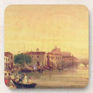 Der Careenage, Bridgetown, Barbados, c.1848 Untersetzer