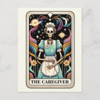Der Caregiver Tarot Retro Gothic Krankenschwester