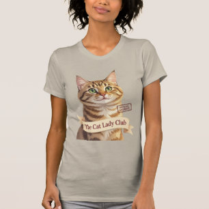Der Cat Lady Club Stolz Tabby Mitglied T-Shirt