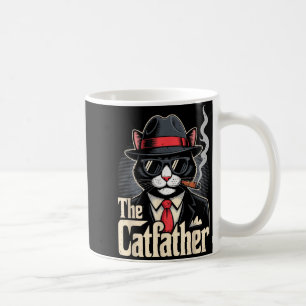 Der Catfather Tuxedo-Katz Vater Glücklicher Vatert Kaffeetasse