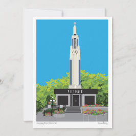 Der Causeway Tower - Victoria Feiertagskarte