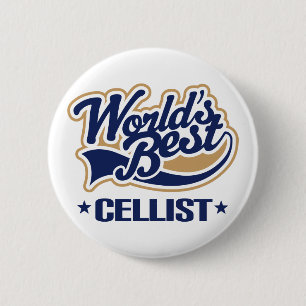 Der Cellist-Musik-Geschenk der Welt bestes Button