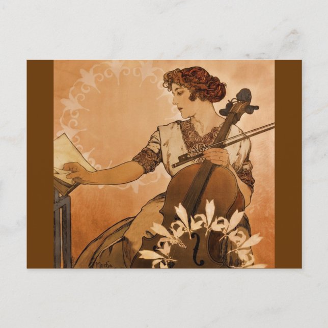 Der Cellist Postkarte (Vorderseite)