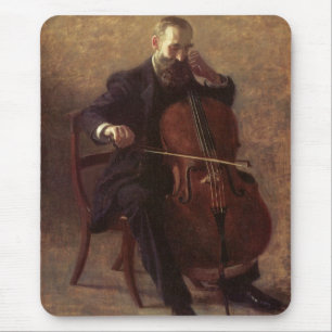 Der Cello Player Mousepad