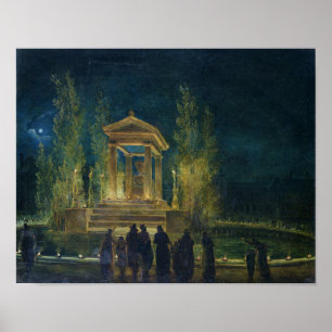 Der Cenotaph von Jean-jacques Rousseau Poster