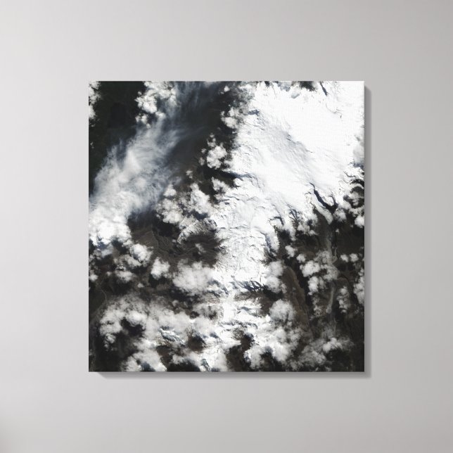 Der Chaiten-Vulkan im Chile Leinwanddruck (Vorderseite)