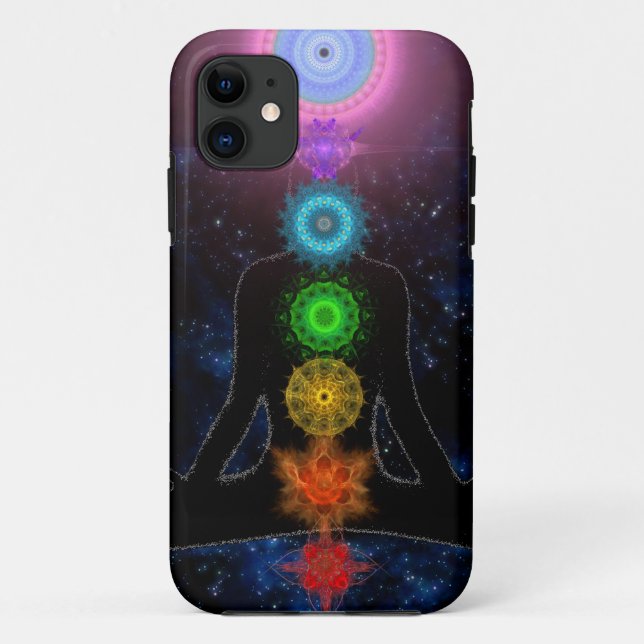 Der Chakras iPhone Fall Case-Mate iPhone Hülle (Rückseite)