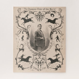 Der Champion-Reiter der Welt, Charles W. Fish.