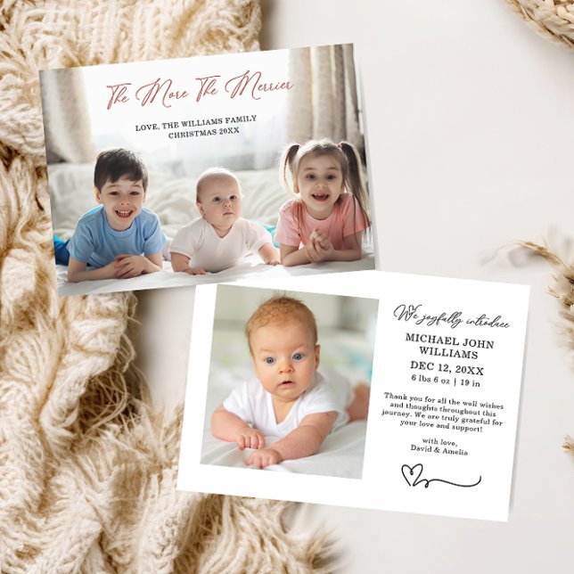 Der Charme der Merrier Baby Ankündigung (Von Creator hochgeladen)