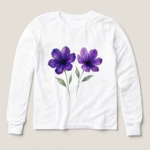 Der Charme der violetten Blumen