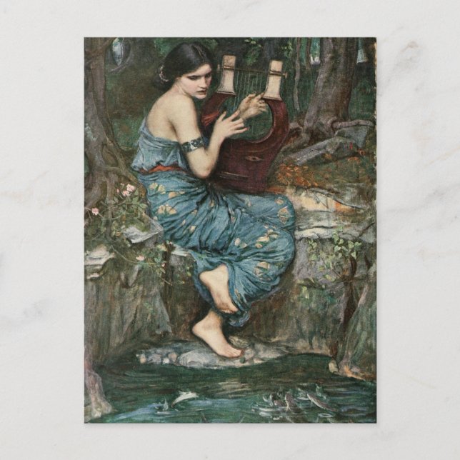 Der Charmer von John William Waterhouse Postkarte (Vorderseite)