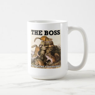 Der Chef der ganzer Chipmunks-lustigen Tasse