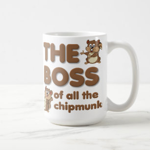 Der Chef der ganzer Chipmunks-lustigen Tasse