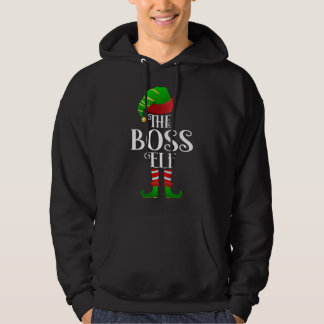 der Chef elf passt Weihnachtsfamilie Hoodie