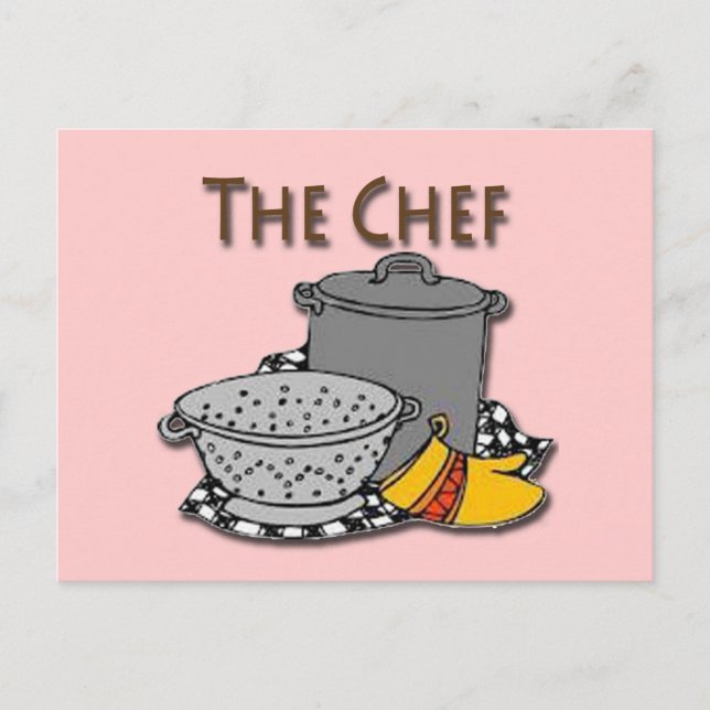 Der Chef Pots and Pans Postkarte (Vorderseite)