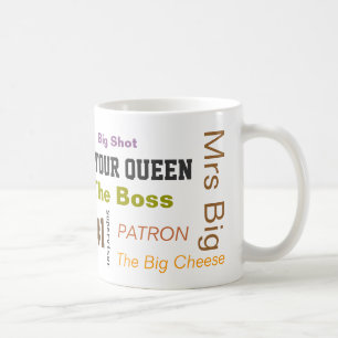 Der "Chef" (weibliche Version) Kaffeetasse