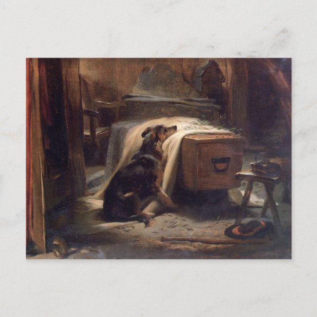 Der Chefmährer der alten Hirte von Edwin Henry Postkarte (Vorderseite)