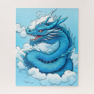 Der chinesische Drache in der Wolke
