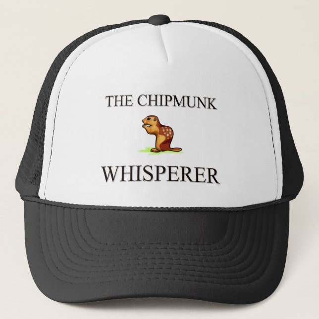 Der ChipmunkWhisperer Truckerkappe (Vorderseite)
