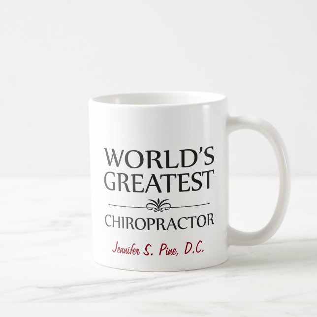 Der Chiropraktor-Gewohnheits-Tasse der Welt Kaffeetasse (Rechts)