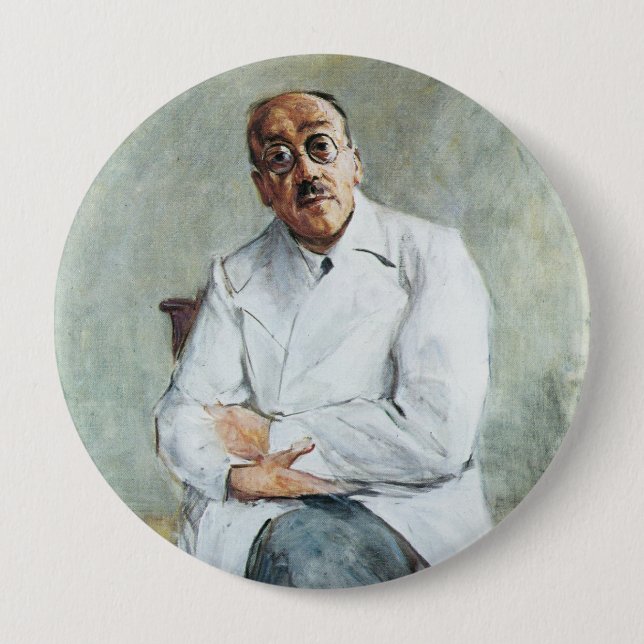 Der Chirurg (von Max Liebermann) Button (Vorderseite)