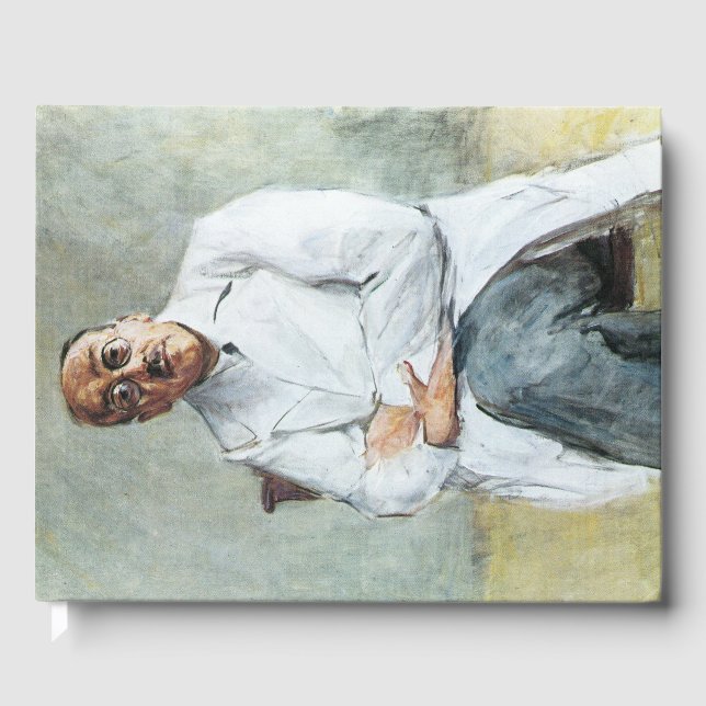 Der Chirurg (von Max Liebermann) Gästebuch (Vorderseite)