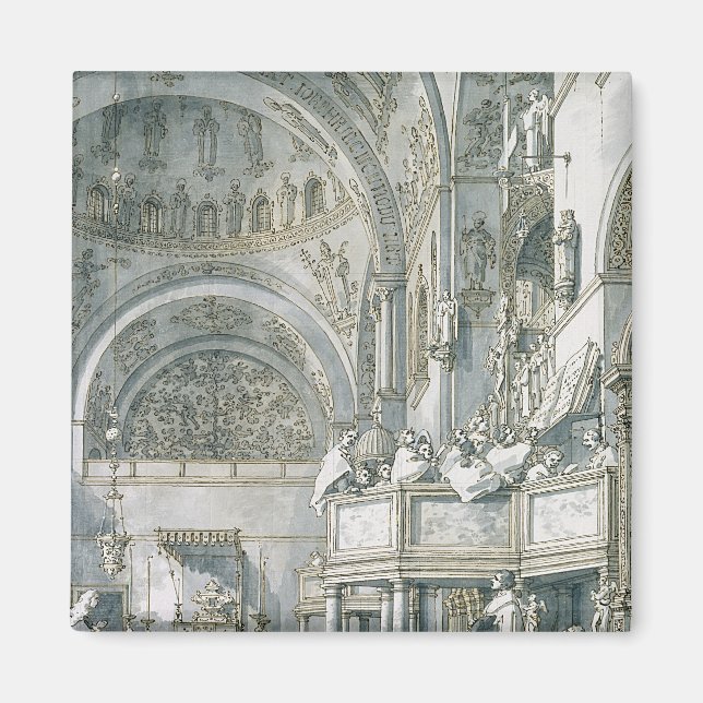Der Chor in der Markusbasilika, Magnet (Vorne)
