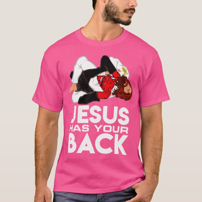 Der Christliche Jesus von Jiu Jitsu aus Brasilien  T-Shirt (Vorderseite)
