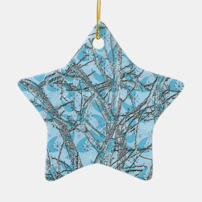 DER CHRISTMAS-BAUM KERAMIKORNAMENT (Vorne)