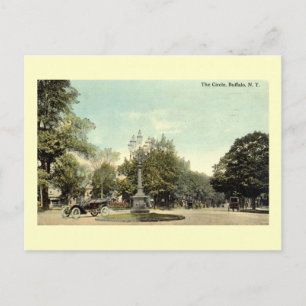 Der Circle, Buffalo NY 1913 Vintage Postkarte