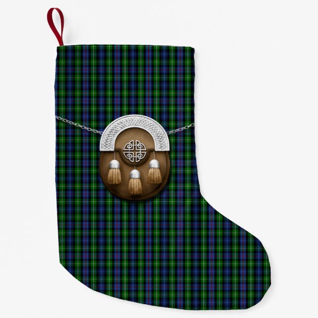 Der Clan-MackenzieTartan Kleiner Weihnachtsstrumpf (Vorderseite)