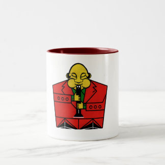 Der Clarinetist Zweifarbige Tasse
