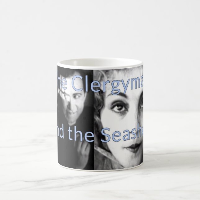 Der Clergyman und die Seashell Kaffeetasse (Mittel)