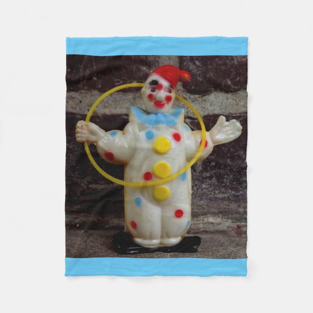 Der Clown Fleecedecke (Vorderseite)
