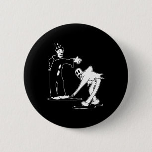 Der Clown Geist Magie Tanz Button