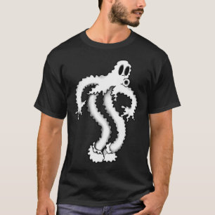 Der Clown Geist Schaky Gruselige Blackwork T-Shirt
