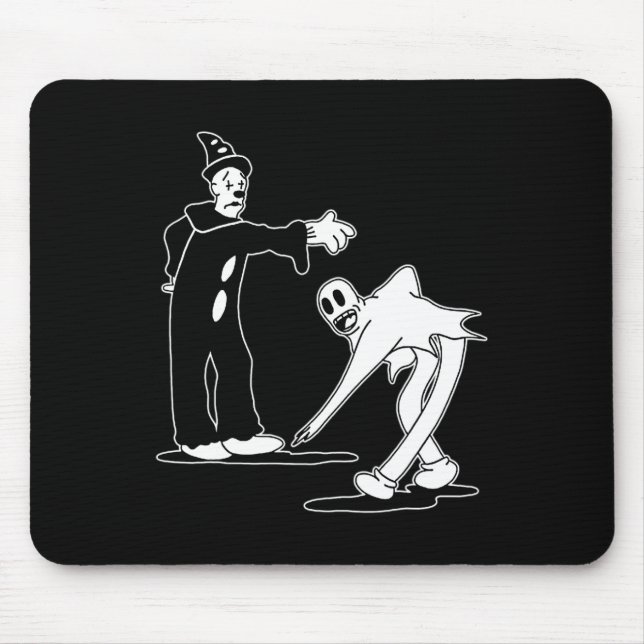 Der Clown Ghost Magic Tanz Mousepad (Vorne)