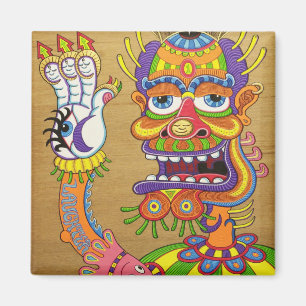 Der Clown ist ein Wiseman in der Verkleidung Magnet