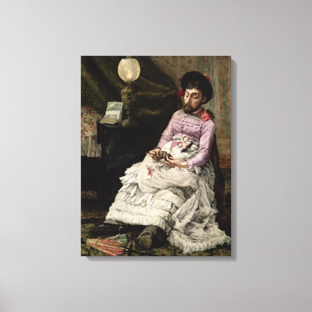 Der Clown Leinwanddruck (Vorderseite)