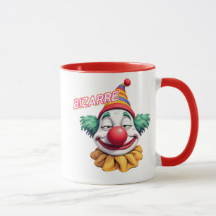 Der Clown mit seinem komischen Kopf ist komisch. Tasse